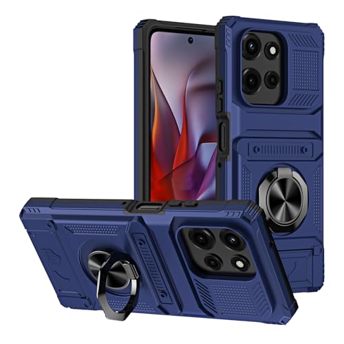 QiongniAN kompatibel mit Motorola Moto G 5G 2025 Sturzsichere Handyhülle,Halter Ständer Schutzhülle für kompatibel mit Motorola Moto G 5G 2025 Handyhülle Blue QiongniAN kompatibel mit Motorola Moto G 5G 2025 Sturzsichere Handyhülle,Halter Ständer Schutzhülle für kompatibel mit Motorola Moto G 5G 2025 Handyhülle Blue von QiongniAN
