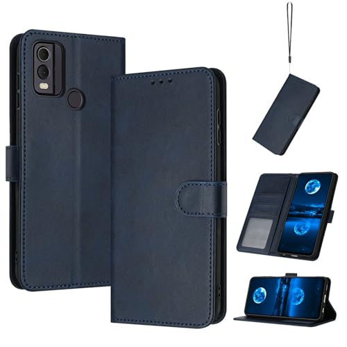 QiongniAN kompatibel mit Nokia C22 Hülle Leder,kompatibel mit Nokia C22 TA-1533 TA-1536 TA-1541 TA-1539 Hülle PU Flip-Telefonhülle Blue QiongniAN kompatibel mit Nokia C22 Hülle Leder,kompatibel mit Nokia C22 TA-1533 TA-1536 TA-1541 TA-1539 Hülle PU Flip-Telefonhülle Blue von QiongniAN