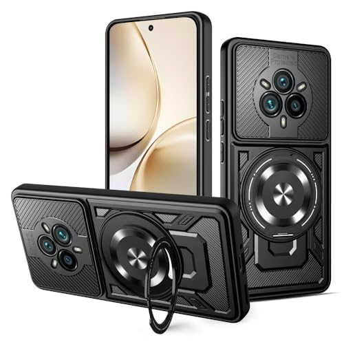 QiongniAN kompatibel mit Realme 14 Pro 5G RMX5056 hülle Schutzhülle Case Cover,kompatibel mit MagSafe,360 Grad drehbarer magnetischer Ständer Anti-Drop Handyhülle Black QiongniAN kompatibel mit Realme 14 Pro 5G RMX5056 hülle Schutzhülle Case Cover,kompatibel mit MagSafe,360 Grad drehbarer magnetischer Ständer Anti-Drop Handyhülle Black von QiongniAN