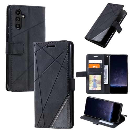 QiongniAN kompatibel mit Samsung Galaxy S24 Fe Hülle Leder,kompatibel mit Samsung Galaxy S24 Fe 5G Hülle Klapphülle Handytasche Case Black QiongniAN kompatibel mit Samsung Galaxy S24 Fe Hülle Leder,kompatibel mit Samsung Galaxy S24 Fe 5G Hülle Klapphülle Handytasche Case Black von QiongniAN