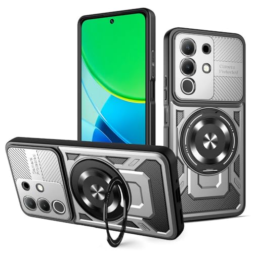 QiongniAN kompatibel mit Vivo Y29 4G / T4X 5G hülle Schutzhülle Case Cover,kompatibel mit MagSafe,360 Grad drehbarer magnetischer Ständer Anti-Drop Handyhülle Gray QiongniAN kompatibel mit Vivo Y29 4G / T4X 5G hülle Schutzhülle Case Cover,kompatibel mit MagSafe,360 Grad drehbarer magnetischer Ständer Anti-Drop Handyhülle Gray von QiongniAN