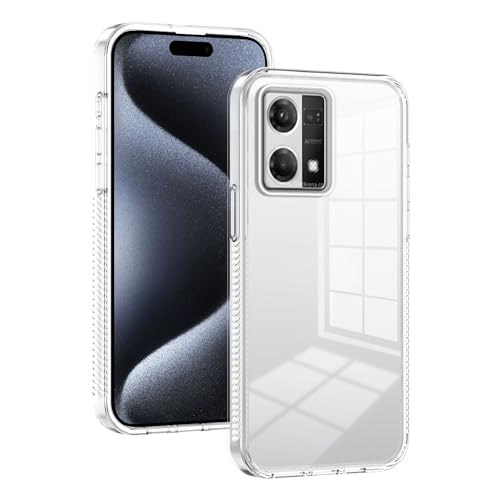 kompatibel mit Oppo F21 Pro 4G Hülle,kompatibel mit Oppo Reno7 4G CPH2363 / F21 Pro 4G CPH2363 CPH2461 Transparente Harte Acryl-PC-Hartschale stoßfeste Schutzhülle White kompatibel mit Oppo F21 Pro 4G Hülle,kompatibel mit Oppo Reno7 4G CPH2363 / F21 Pro 4G CPH2363 CPH2461 Transparente Harte Acryl-PC-Hartschale stoßfeste Schutzhülle White von QiongniAN