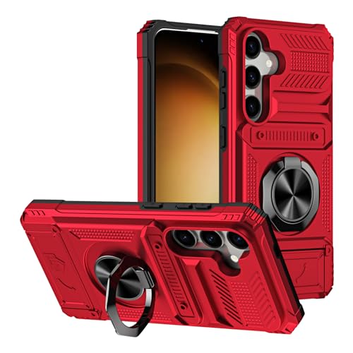 kompatibel mit Samsung Galaxy A16 5G Sturzsichere Handyhülle,Halter Ständer Schutzhülle für kompatibel mit Samsung SM-A166P/DS Galaxy A16 / SM-A166B SM-A166E SM-A166M Handyhülle Red kompatibel mit Samsung Galaxy A16 5G Sturzsichere Handyhülle,Halter Ständer Schutzhülle für kompatibel mit Samsung SM-A166P/DS Galaxy A16 / SM-A166B SM-A166E SM-A166M Handyhülle Red von QiongniAN