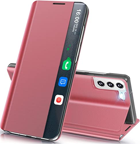 Qissy Handyhülle für Samsung Galaxy S20 FE 5G Hülle Klappbar, Luxus Dünn Spiegel Flip Hard PC Stoßfest Schutzhülle für Samsung Galaxy S20 FE Hülle mit Ständer, Clear View für Samsung S20 FE Hülle Qissy Handyhülle für Samsung Galaxy S20 FE 5G Hülle Klappbar, Luxus Dünn Spiegel Flip Hard PC Stoßfest Schutzhülle für Samsung Galaxy S20 FE Hülle mit Ständer, Clear View für Samsung S20 FE Hülle von Qissy