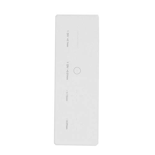 Qiterr Mikroskop-Objektiv-Kalibrierung Mikrometer Kalibrierungsdia Glastisch Mikrometer DIV 0,01 mm von Qiterr