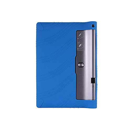 QiuKui Tab Hülle Für Lenovo Yoga Tab 3 Pro 10.1, Kids Silicon Stand Cover Case für Lenovo Yoga Tab 3 Pro 10.1 x90L x90f x90m (Farbe : Dunkelblau) von QiuKui-100-002