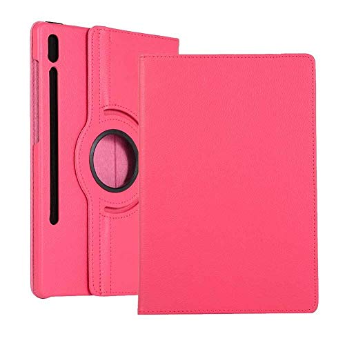 QiuKui Tab Hülle Für Samsung Galaxy Tab S6 10.5"2019, Smart Awake-Sleep Tablet Case Abdeckung 360 Grad rotierender Shell-Fall für Samsung Galaxy Tab S6 10.5" 2019 SM-T860 SM-T865 (Farbe : Rose) von QiuKui-100-002