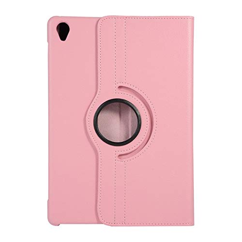 QiuKui Tab Hüllen Für Huawei MediaPad M6 10.8, 360 Grad drehbaren intelligenter PU-Leder-Abdeckung Für M6 Pro 10.8" Capa + Film + Pen (Farbe : Pink) von QiuKui-100-002