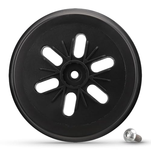 Qivine Schleifteller 125 Klett, 6 Löcher Schleifscheiben 125mm Winkelschleifer für Schleifmaschine, Professional Poliermaschine Polieraufsatz Winkelschleifer Kompatibel mit GEX 150, GEX 150 AB (1) von Qivine