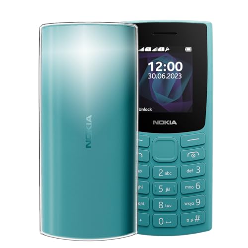 Qlfemna Transparent Hülle für Nokia 105 2G 2023 (1.80"), Weiche Silikon Durchsichtig Handyhülle, Anti-Gelb Kratzfest Stoßfest Schutzhülle TPU Case (Gilt Nicht für Nokia 105 4G 2023) von Qlfemna