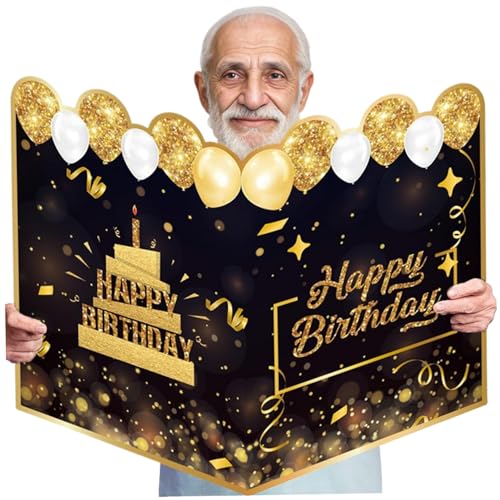 QmjdDymx Riesengeburtstagskarte, 22 x 16 Zoll Jumbo Signing Card mit Umschlag, Ballondekoration Gruß für besondere Feierlichkeiten, Riesengeburtstag QmjdDymx Riesengeburtstagskarte, 22 x 16 Zoll Jumbo Signing Card mit Umschlag, Ballondekoration Gruß für besondere Feierlichkeiten, Riesengeburtstag von QmjdDymx