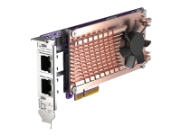 QNAP QM2-2P2G2T, Eingebaut, Kabelgebunden, PCI Express, Ethernet, 2500 Mbit/s von Qnap Systems