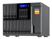 QNAP TL-D1600S, HDD / SSD-Gehäuse, 2.5/3.5 Zoll, Serial ATA II, Serial ATA III, 6 Gbit/s, Hot-Swap, Schwarz, Grau von Qnap Systems