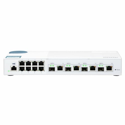 Qnap QSW-M408-4C Switch Gestionado 8 Puertos Gigabit + 4 Puertos Combinados 10GbE SFP+/Gigabit Qnap QSW-M408-4C Switch Gestionado 8 Puertos Gigabit + 4 Puertos Combinados 10GbE SFP+/Gigabit von Qnap