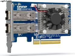 QNAP QXG-25G2SF-E810. Eingebaut. �bertragungstechnik: Kabelgebunden, Hostschnittstelle: PCI Express, Schnittstelle: Faser. Maximale Daten�bertragungsrate: 25000 Mbit/s. Produktfarbe: Gr�n (QXG-25G2SF-E810) von Qnap
