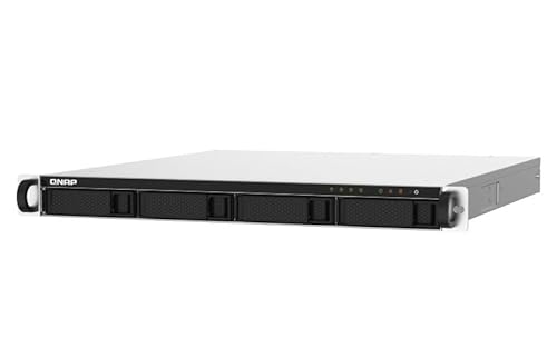 QNAP TS-432PXU 4-Bay Turbo-Station NAS (AnnapurnaLabs Alpine AL-324 ARM® Cortex-A57 4-Core 1,7GHz 2GB DDR4 RAM 2xRJ-45 2,5 GbE LAN-Port) 56TB Bundle mit 4X 14TB WD Red Plus HDDs von Qnap