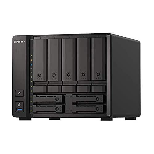 QNAP TS-h973AX-8G 9 Bay Quad-Core QuTS hero NAS-Gehäuse, unterstützt U.2 NVMe SSD und 10GbE/2,5GbE Konnektivität QNAP TS-h973AX-8G 9 Bay Quad-Core QuTS hero NAS-Gehäuse, unterstützt U.2 NVMe SSD und 10GbE/2,5GbE Konnektivität von Qnap