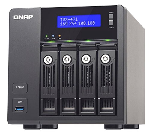 QNAP-TVS-471-I3-4G 4-Bay NAS Desktop Gehäuse mit 4GB RAM von Qnap