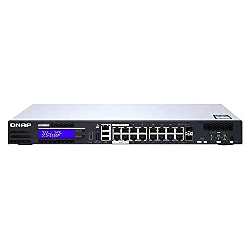 Qnap Guardian QGD-1600P-8G PoE-Switch mit 16 Anschlüssen und 8 GB RAM von Qnap