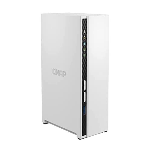 Qnap TS-233 2-Bay Desktop NAS Enclosure - 12TB RAM - Toshiba N300 Drive, TS-233/12TB-N300 von Qnap