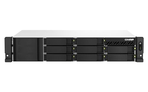 Qnap TS-864eU-RP-8G | 8-Bay, Intel Celeron Quad-Core, 1x PCIe Gen3, Redundant Power, 2.5 Gigabit, 2U Short-Depth Rackmount NAS Qnap TS-864eU-RP-8G | 8-Bay, Intel Celeron Quad-Core, 1x PCIe Gen3, Redundant Power, 2.5 Gigabit, 2U Short-Depth Rackmount NAS von Qnap