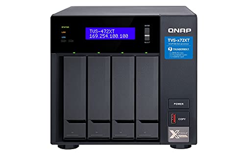 Qnap TVS-472XT-i3-4G 4-Bay-Desktop-NAS-Gehäuse, único von Qnap