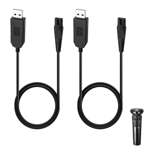 2 Pack 5V ladekabel für Philips Norelco Rasierer One Blade QP2724 QP2824, USB Ladegerät für QP1324 QP2834 QP4530 QP4631 MG5910 MG7910 MG7930 MG7950 X3001 MG9510 MG9520 X5006 2400 2600 Lader Kabel 2 Pack 5V ladekabel für Philips Norelco Rasierer One Blade QP2724 QP2824, USB Ladegerät für QP1324 QP2834 QP4530 QP4631 MG5910 MG7910 MG7930 MG7950 X3001 MG9510 MG9520 X5006 2400 2600 Lader Kabel von Qneneam