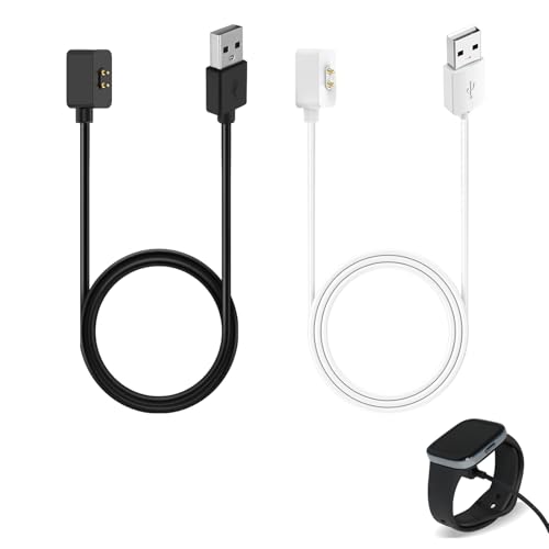 2 Stück Ladegerät für Xiaomi Smart Band 9 Pro/9 NFC/9/9 Active/8 Pro/8/8 Active/Redmi Watch 5/5 Active/5 Lite/4/3 Active/Redmi Smart Band 2, Ersatz Magnetisches USB Ladekabe weiß und schwarz, 100 cm 2 Stück Ladegerät für Xiaomi Smart Band 9 Pro/9 NFC/9/9 Active/8 Pro/8/8 Active/Redmi Watch 5/5 Active/5 Lite/4/3 Active/Redmi Smart Band 2, Ersatz Magnetisches USB Ladekabe weiß und schwarz, 100 cm von Qneneam
