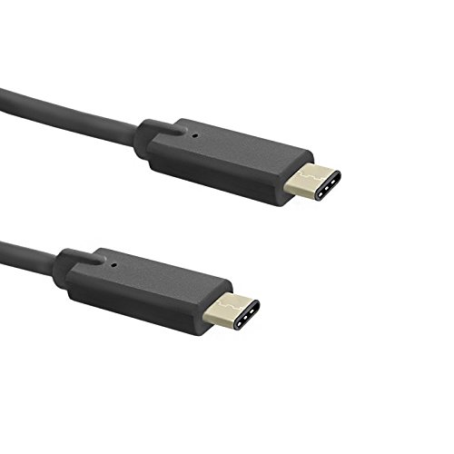 Qoltec 50501 Kabel USB 3.1 Typ C auf USB 3.1, 1 m schwarz von Qoltec
