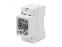 Qoltec 50899 Einphasiger elektronischer Energieverbrauchszähler | 230 V | LCD | 2P | DIN-Schiene von Qoltec