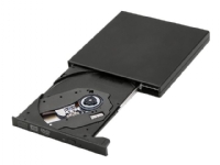 Qoltec - Disk drev - DVD±RW (±R DL) - 8x - USB 2.0 - ekstern - sort von Qoltec