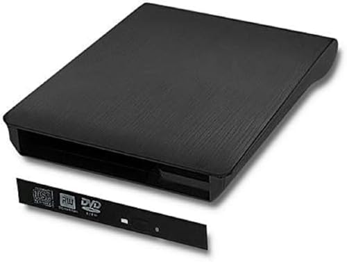 Qoltec Gehäuse/Einsteckfach Optisches CD/DVD SATA USB 3.0 12.7mm, Eingebautes Kabel, 51867 von Qoltec