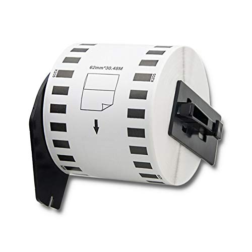 Qoltec Klebeband für Brother DK-22205 | 62mm x 30,48m | weiß-schwarzer Druck | Rolle mit Griff Qoltec Klebeband für Brother DK-22205 | 62mm x 30,48m | weiß-schwarzer Druck | Rolle mit Griff von Qoltec