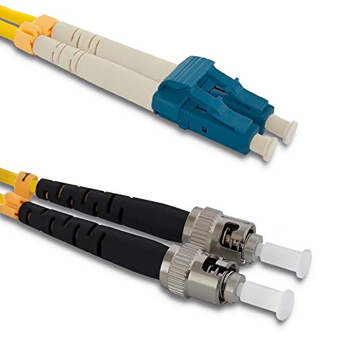 Qoltec Patchcord Fiber Optic LC/UPC - ST/UPC | Singlemode | 9/125 | G652D | Duplex | 2m von Qoltec