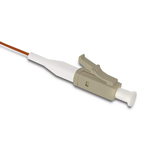 Qoltec Pigtail Fiber Optic LC/UPC | Multimode | 50/125 | OM2 | 1m von Qoltec