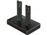 Qoltec SSD Docking Station M.2 | NVMe | SATA | USB-C | DUAL 2 x 2TB von Qoltec
