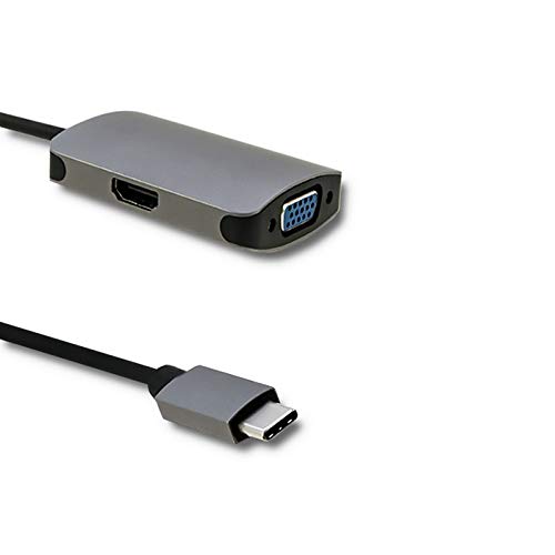 Qoltec USB 3.1 Adapter Type C Male/HDMI Female | VGA Female Qoltec USB 3.1 Adapter Type C Male/HDMI Female | VGA Female von Qoltec