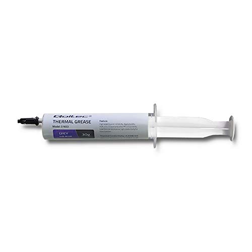 Qoltec Wärmeleitpaste 4.63 W/m-K 30g Grau, 8 µm, 3.15 g/cm³, Spritze, 51653 von Qoltec