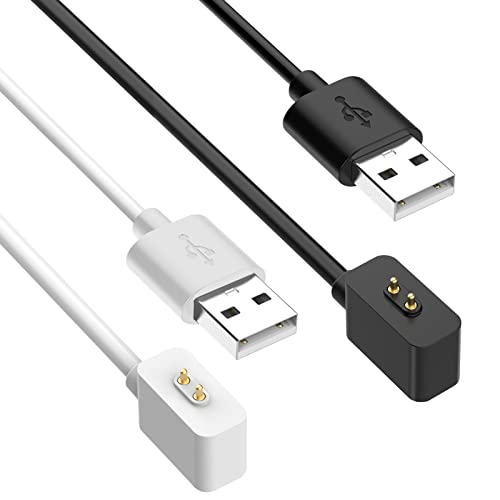 Qoosea Ladekabel für Xiaomi Mi Band 8/Redmi Band 2, Ladegerät Ladestation für Xiaomi Mi Band 8/Redmi Band 2, Magnetisches Kabel Charger USB Smartwatches Ersatzkabel Aufladekabel [2 Stück] von Qoosea