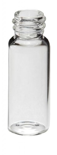 JG FINNERAN 32008 m-1232 Borosilikatglas Standard Öffnung Gewinde begleitet, 2.0 ml Fassungsvermögen, weiß Kennzeichnung Spot, 12 mm Durchmesser, 32 mm Höhe, 8–425 mm Hals, transparent (1000 Stück) von Qorpak