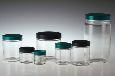 Qorpak GLC-01683 Rundflasche, gerade, mit ungefüttertem Deckel aus Polypropylen, 70-400, transparent, 240 ml, 24 Stück von Qorpak
