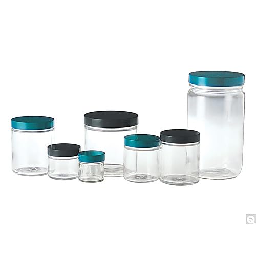 Qorpak GLC-04868 Glasflasche, gerade, runde Glasflasche, 70–400, Polypropylen, SturdeeSeal, mit Polyethylen-Schaum, ausgekleidet, 240 ml, transparent, 24 Stück von Qorpak