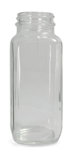 qorpak Glas Wide Mouth Bottle mit Hals Finish, transparent, farblos, 40 von Qorpak