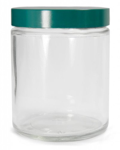 qorpak glc-01588 gerade-seitige rund Flasche mit 43–400 grün Duroplast F217 und PTFE gefüttert Gap befestigt Vakuum und ionisierte, 30 ml, transparent (48 Stück) von Qorpak
