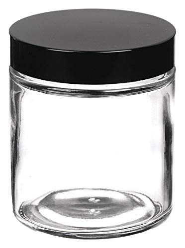 qorpak glc-01620 gerade-seitige rund Flasche mit 53–400 schwarz Phenolharz-massivem PE gefüttert Gap, 60 ml, transparent (24 Stück) von Qorpak