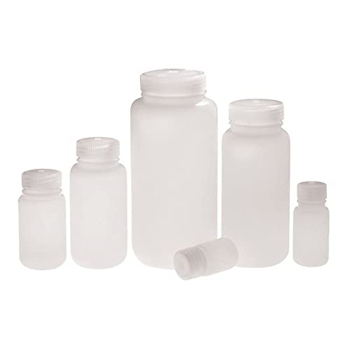 qorpak pla-03178 HDPE Wide Mouth Lab Stil Flasche mit 63–415 PP Linerless Gap, 32 oz, natur (24 Stück) von Qorpak