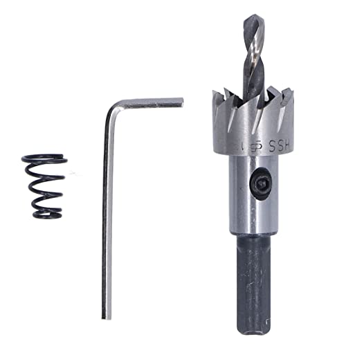 19 -mm -Lochöffner -Bohrer Bit Hochgeschwindiger Stahl 3 Flöte -Reissägen -Sägen mit Sechskantschlüssel für Steinschneide 19 -mm -Lochöffner -Bohrer Bit Hochgeschwindiger Stahl 3 Flöte -Reissägen -Sägen mit Sechskantschlüssel für Steinschneide von Qotolite