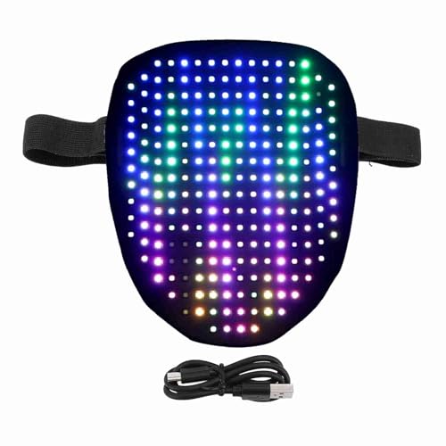 LED Luminous Face Cover hohe Helligkeit Geste Sensing Cosplay Party von Qotolite