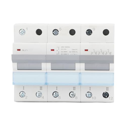 QOTOLITE 3P Manual Transfer Switch, Dual -Leistungsregelung, Überlast- und Kurzschlussprotekt für den Home RV Generator Backup (63A) von Qotolite