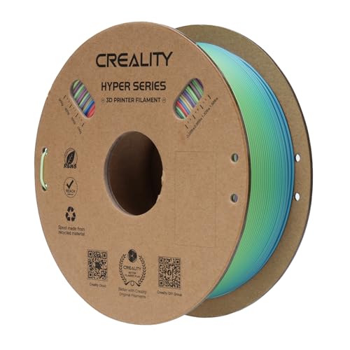 Qotolite 1.75mm Rainbow Gradient PLA Filament, High Speed Printing, Vibrant Color Transition, for Ender Anycubic Users Qotolite 1.75mm Rainbow Gradient PLA Filament, High Speed Printing, Vibrant Color Transition, for Ender Anycubic Users von Qotolite